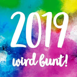 2019 wird bunt!
